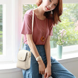 Ladies Mini Shoulder Bag PU Leather Casual Messenger Bag Female Mobile Phone Bag