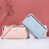 Women's Multi-function Shoulder Bag Soft Leather Waterproof Purse