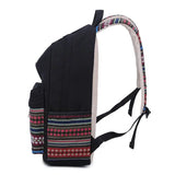 Canvas School Bag Girls Teenagers Casual Travel Bags Vintage Backpack
