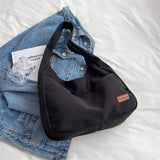 Ladies Large Capacity Canvas Handbag - Shoulder Bag for Shopping