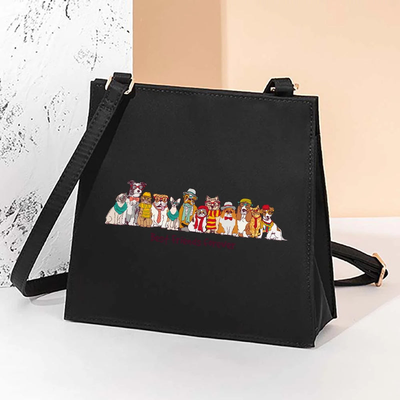 Women's High Square Bags Hot Tote Bag Casual Shoulder Bags