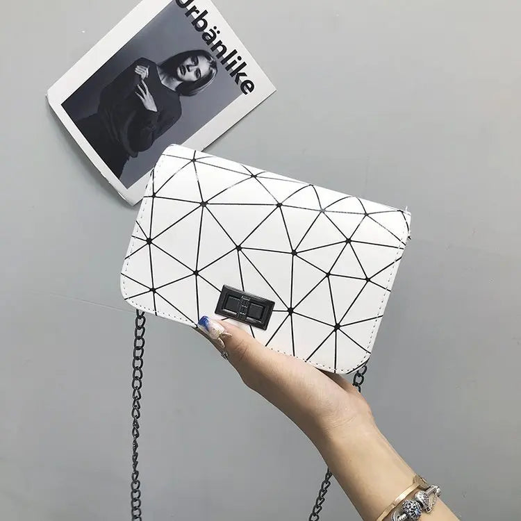 Wild Messenger Bag Chain Print Clutch Handbag Shoulder Bag
