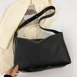Soft Leather Women Bag Solid Messenger Bag