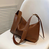 Soft Leather Women Bag Solid Messenger Bag