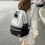 Nylon College Women Leisure School Bag Teenager Book Bag Female Travel Backpack
