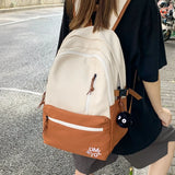 Ladies Nylon College School Bag Female Teenager Book Girl Travel Backpack