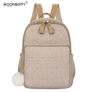 Women's Anti Theft Nylon Rucksack Travel Bagpack