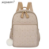 Women's Anti Theft Nylon Rucksack Travel Bagpack