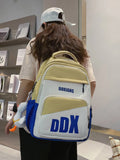 Nylon Vintage Backpack Laptop Girl Travel Bag Female College Student Backpack