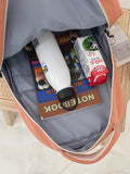 Nylon Vintage Backpack Laptop Girl Travel Bag Female College Student Backpack