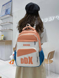 Nylon Vintage Backpack Laptop Girl Travel Bag Female College Student Backpack