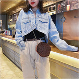 One-Shoulder Sequined Shell Bag Chain Small Bag