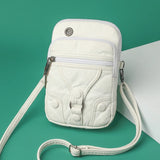 Women's PU Leather Small Mobile Phone Bag