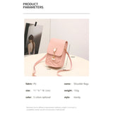 Women's Small Shoulder Bag Crossbody Purse with Adjustable Strap