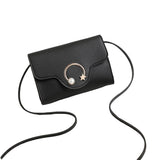 Women's PU Leather Square Bag with Moon and Star Decoration