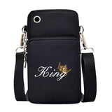 Waterproof Shoulder Bag for iPhone 13 Sony - Crown Printing