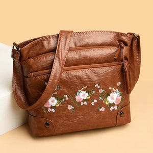 Ladies Pure Printing Messenger Bags Female Large Capacity Single Shoulder Purse