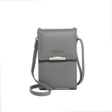 Women's Small Crossbody Shoulder Bags PU Leather Cell Phone Bag