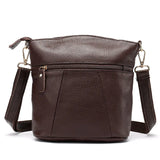 Women's Leather Shoulder Bag Purse Handbag with Packing Cubes