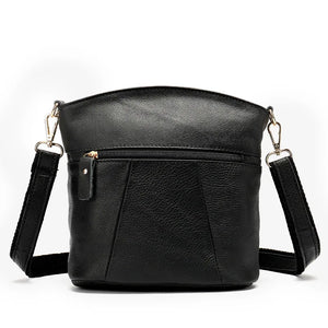 Women's Leather Shoulder Bag Purse Handbag with Packing Cubes