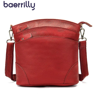 Women's Leather Shoulder Bag Purse Handbag with Packing Cubes