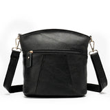 Women's Leather Shoulder Bag Purse Handbag with Packing Cubes