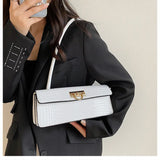Crocodile Shoulder Armpit Purse Vintage Handbag