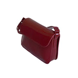 Ladies Retro Patent Leather Small Square Shoulder Messenger Bag