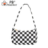 Leopard Print Nylon Women Shoulder Bag Retro Plaid Mini Vacation Bag