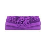 Ladies Satin Clutch Wedding Party Bridal Bag Wallet Bolso De Embrague