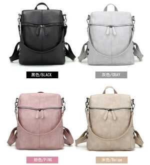 Ladies School Backpack Shoulder Bag Rucksack Leather Satchel Travel Bags