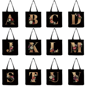 Harajuku Style Canvas Tote Bag All-match Letter Series Handbag