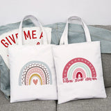 Casual Summer Shoulder Bag Foldable Reusable Shopper Canvas Tote Bag