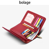 Women's Zipper Wallet Multifunctional Large Capacity Short Wallet