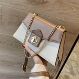 Women's Leather Crossbody Bag in Black