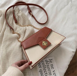 Women's Leather Crossbody Bag in Black