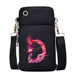 26 Letter Print Shoulder Bag Multi-function Wrist Wallet