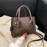 Square Crossbody Handbag Small Handbag PU Leather Ladies Phone Bag