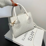 Square Crossbody Handbag Small Handbag PU Leather Ladies Phone Bag