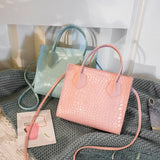 Crocodile Pattern Shoulder Bag Women Handbag Mini Bolso Mujer