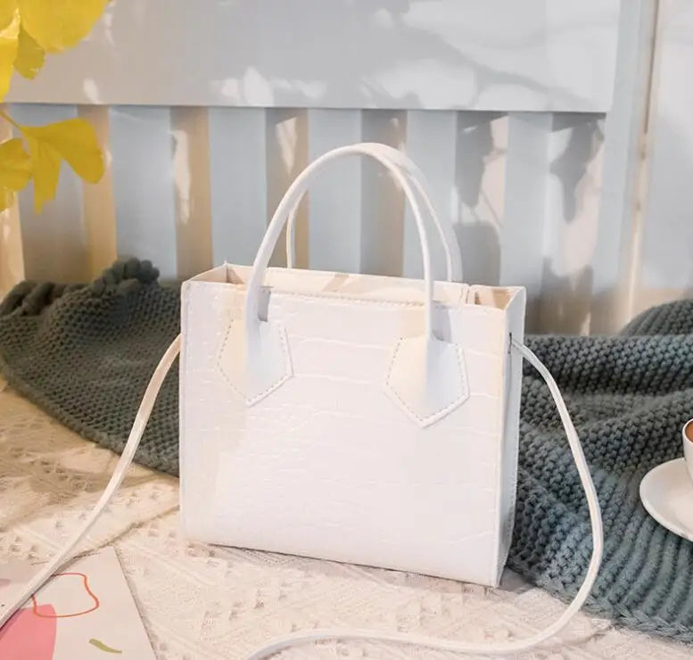 Crocodile Pattern Mini Women Shoulder Bag