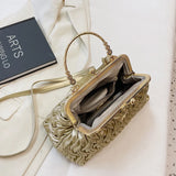Crinkled Leather Crossbody Bags Handbags Casual Tote Bags