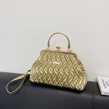 Crinkled Leather Crossbody Bags Handbags Casual Tote Bags