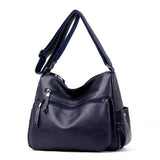 High-Quality Leather Women Handbag Messenger Shoulder Bag