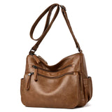 High-Quality Leather Women Handbag Messenger Shoulder Bag