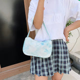 Vintage Letters Printing Women's Shoulder Bag