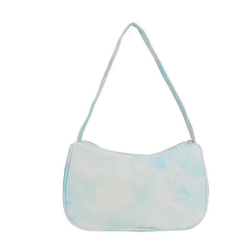 Vintage Letters Printing Women's Shoulder Bag