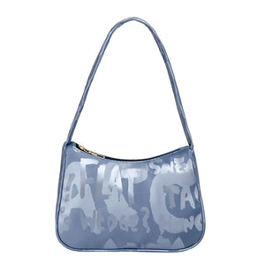 Casual Nylon Women Shoulder Bags Vintage Printing Female Shoulder Bags