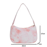 Vintage Letters Printing Women's Shoulder Bag