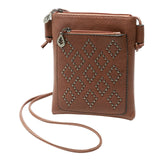 Casual Leather Mobile Shoulder Bag for Women